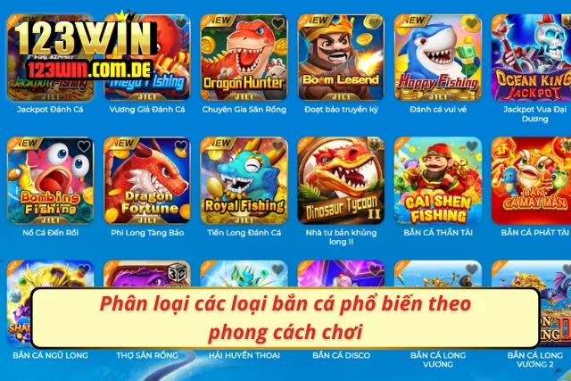 Các Loại Bắn Cá Phổ Biến Nhất Năm 2026 Tại Nhà Cái Cần Biết Khám phá sự đa dạng của các loại bắn cá phổ biến trên thị trường